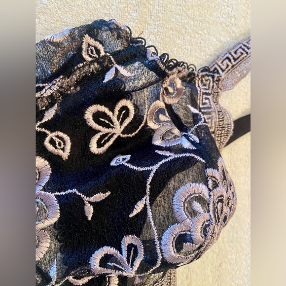 Lejaby 3433 French Embroidered Floral Bra size 32E (32DD) - Picture 2 of 9